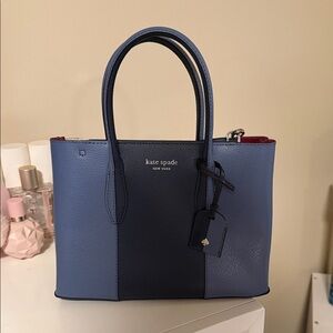 Kate Spade Two-Tone Blue Satchel